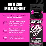 Muc-Off Inflator Kit CO2 Puncture Repair 2 Cartridges CNC Head Neoprene Sleeve view 2
