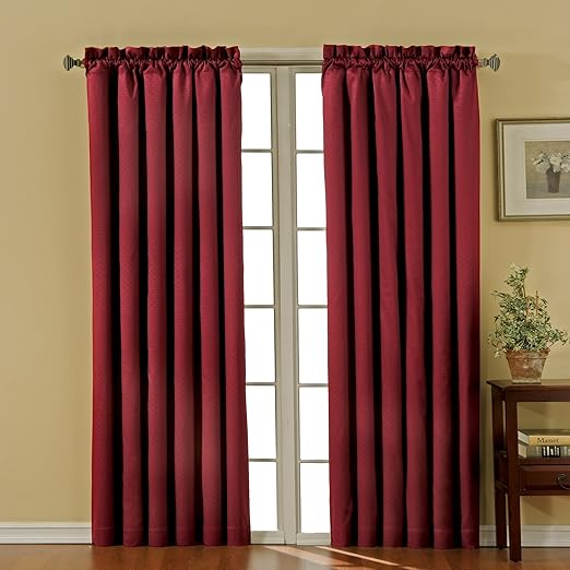 Amazon Com Eclipse Blackout Curtains For Bedroom Canova 42 X