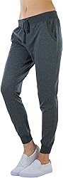 ToBeInStyle Women's Solid Print French Terry Jogger
