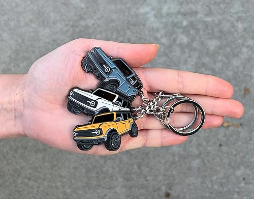 Bronco Keychain Accessories door key chain Fob Cover Cool Mods