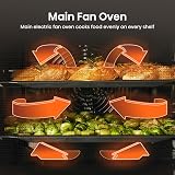 Hisense BID95211BGUK Built In Electric Double Oven Stainless Steel A A Rated view 8