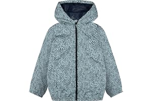 SUNDAY ROSE Boys Girls Rain Jackets Lightweight Waterproof Hooded Raincoats Windbreakers for Kids