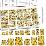 400 Pcs Zruosiniy Premium Brass Threaded Inserts