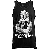 Ann Arbor T-shirt Co. Dost Thou Even Hoist Sir? Funny Workout Weight Lifting Shakespeare Gym Tank Top