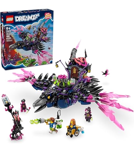 Amazon.com: Lego DREAMZzz Midnight Crow of The Witch Never with