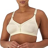 Bali Women's Double Support Wireless Bra, Comfortsoft Full-coverage Wirefree Bra, Df3820