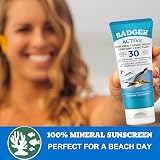 Badger Active Mineral Sunscreen Cream SPF 30 Broad Spectrum 87ml view 3