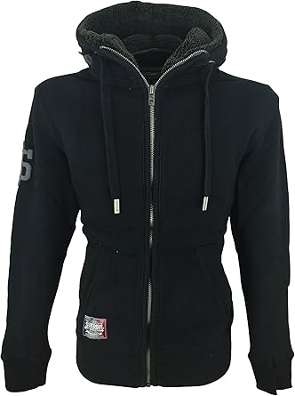 superdry black hoodie mens