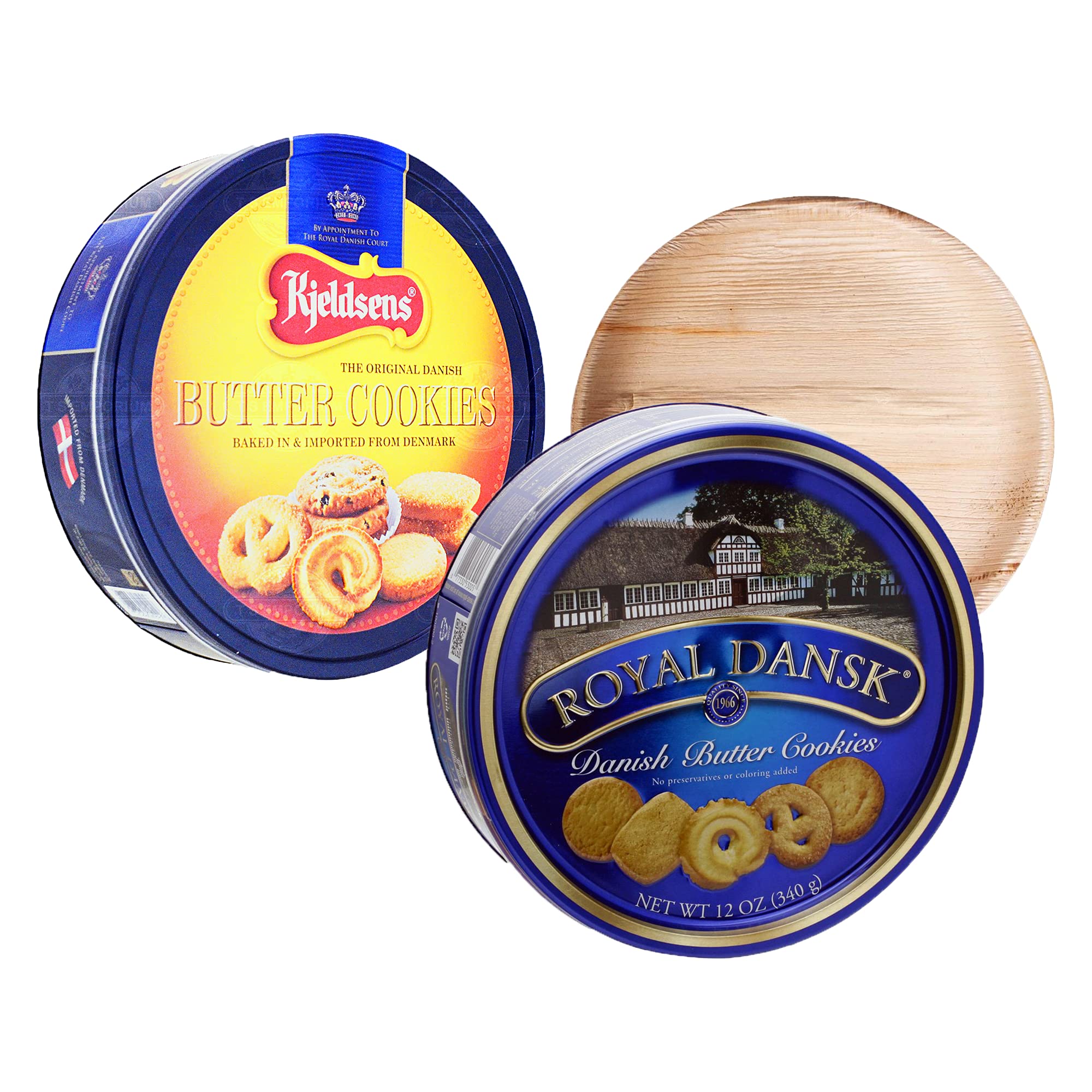 Buy (Variety Pack of 2) Kjeldsens Danish Butter Cookies 1lb and Royal Dansk Danish Cookie 12 oz