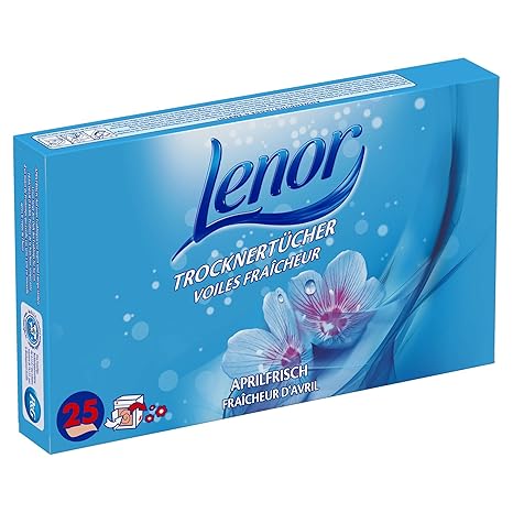 Lenor Trocknertücher Aprilfrisch, 5er Pack (5 x 25 Stück)