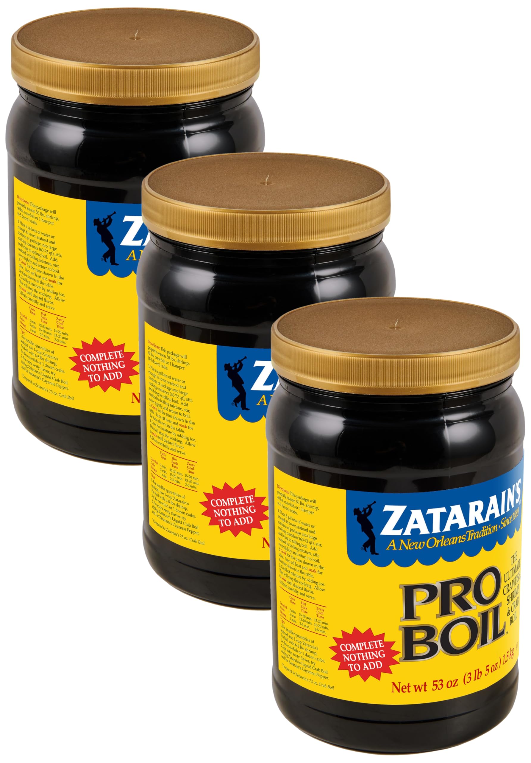 Zatarain's Pro Boil, 53 oz (Pack of 3) Image