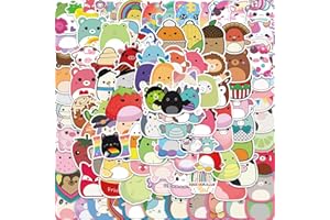 FADAIFU Cute Stickers 100 Pack Cartoon Animal Aesthetic Sticker Decals for Kids Grils Boys Teens Stickers for Water Bottle Notebooks Party Favor Bags and Centerpieces