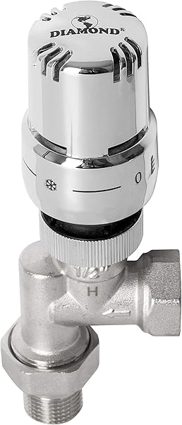 Diamond Thermostatkopf fr Khler Chrom Thermostat Heizsystem fr Thermostatische Heizkrper Pneumatische Temperaturregelventile