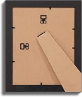 Fabian Clarke London 10x8 Picture Frame with 8x6 White Mount Black view 3