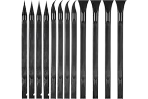 12 Pieces Multi-Purpose Plastic Scrapers,Scratch-Free Cleaning Scraper,Easy to Clean Tight Spaces and Crevices,Mini Scraper f