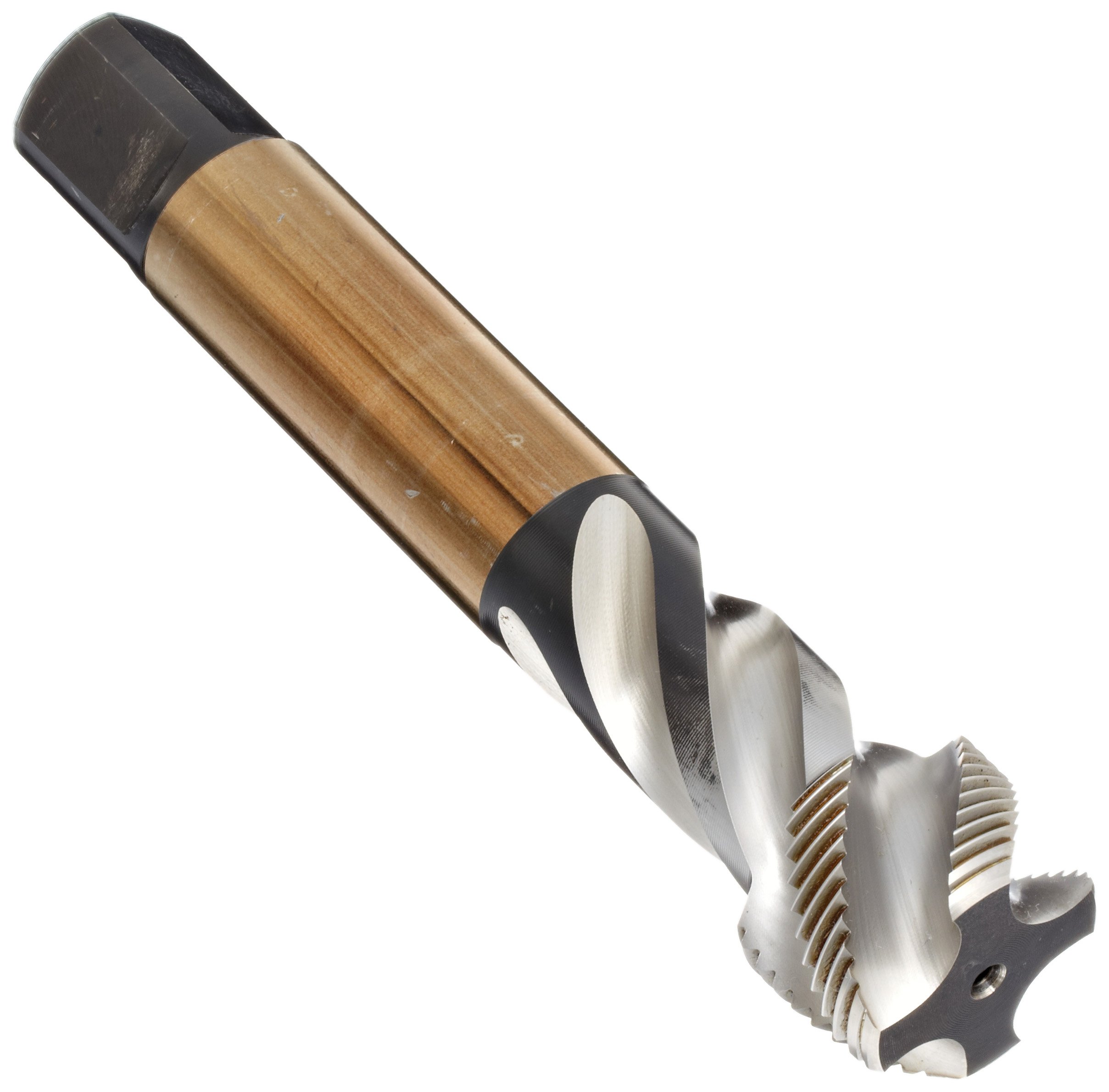 Dormer EX407/8 Series EX40 HSS-E-PM UNC Spiral Flute Machine Tap, Bright Finish, 7/8" x 14 x 150mm