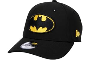 New Era Batman Classic Logo Youth 9Forty Adjustable Hat Black, Black, One Size