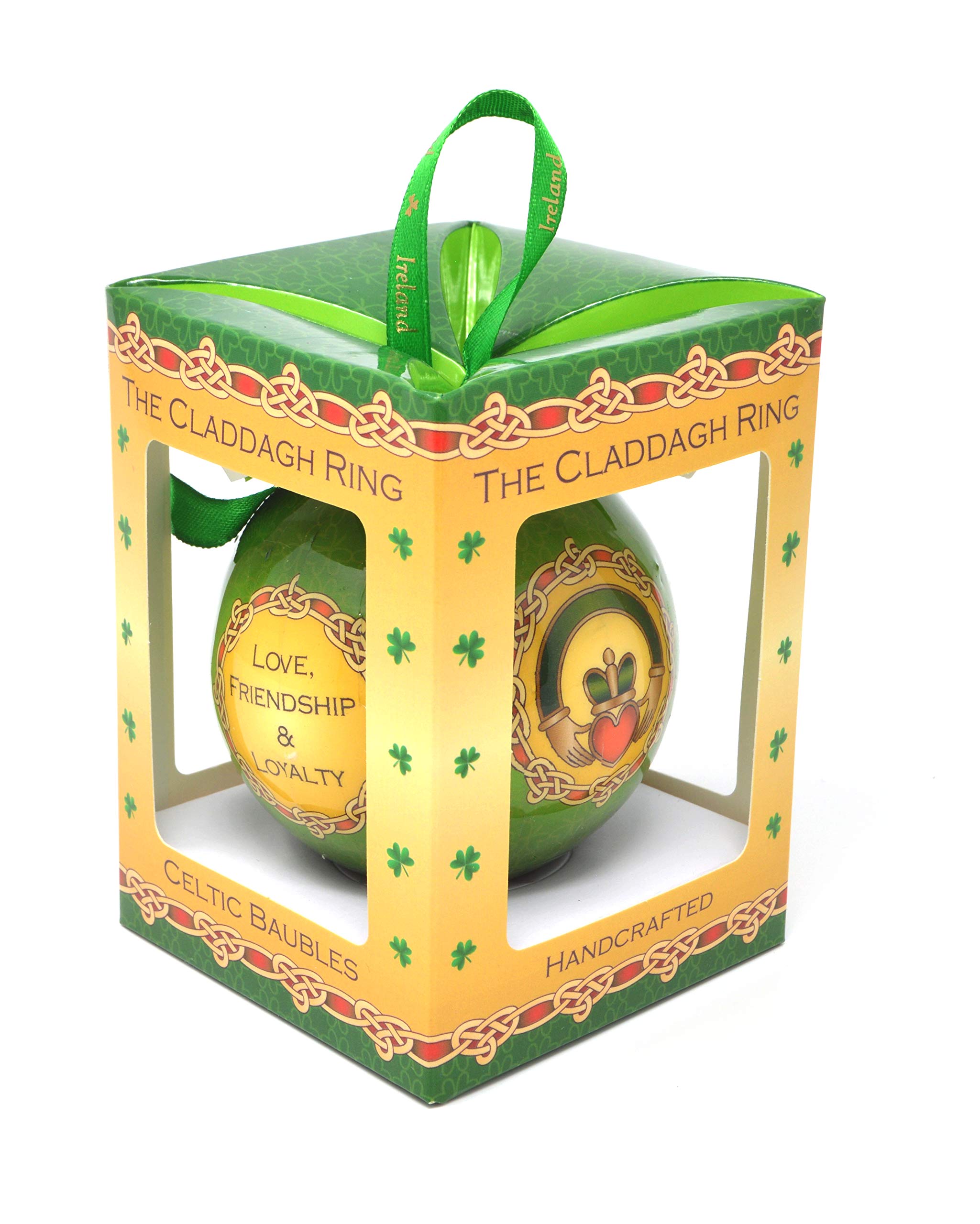 Claddagh Ring Irish Christmas Bauble