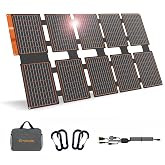 FlexSolar 100W Foldable Portable Solar Panel Charger IP67 Waterproof | with PD3.0 USB-C, QC3.0 USB-A &amp; DC Ports; Emergency Power for Power Station, Phones, Power Banks Camping Outdoor Use
