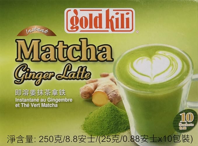 Gold Kili Instant Matcha Ginger Latte, 8.8 Ounce Amazon.ca Health
