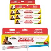 Ivermectin Paste Dewormer - 6.08g dose @ 1.87%-Apple Flavored, 6 Count