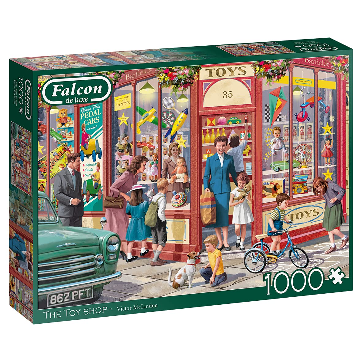 Jumbo, Falcon de luxe - The Toy Shop, Jigsaw Puzzles for Adults, 1,000 piece