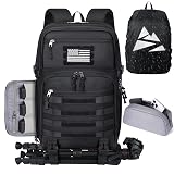 SDYSM Camera Backpack Bag Professional for DSLR/SLR Mirrorless Camera Waterproof 15.6 inch Tactical Camera Bags for Photographers with Rain Cover, Tripod Holder, Small Bag Photography Backpack Case