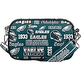 FOCO NFL womens Nfl Team Logo Repeat Retro Print Nylon Crossbody Bag