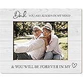 HUKINE Memorial Gifts for Loss of Dad Picture Frame 5x7, Bereavement Sympathy Remembrance Gifts for Loss of Father, Daddy picture frame, In Memory of Dad Picture Photo Frames for Tabletop Desk Decor