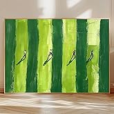 Abstract Golf Wall Art Golfing Poster Golf Landscape Wall Art Sports Canvas Paintings Green Aesthetic Posters Green Minimalist Painting Aesthetic Modern Pictures Abstract People Art 24x16inch No Frame