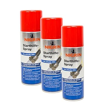 Nigrin 3X 74040 Starthilfe-Spray 200 ml