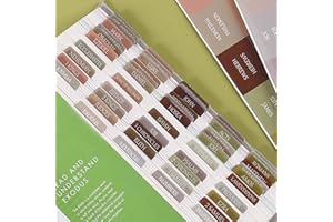 THINKOR Laminated Bible Tabs, Reposition Large Text Stickers, Easy to Read and Apply Bible Tabs for Women and Man (Earth Tone)