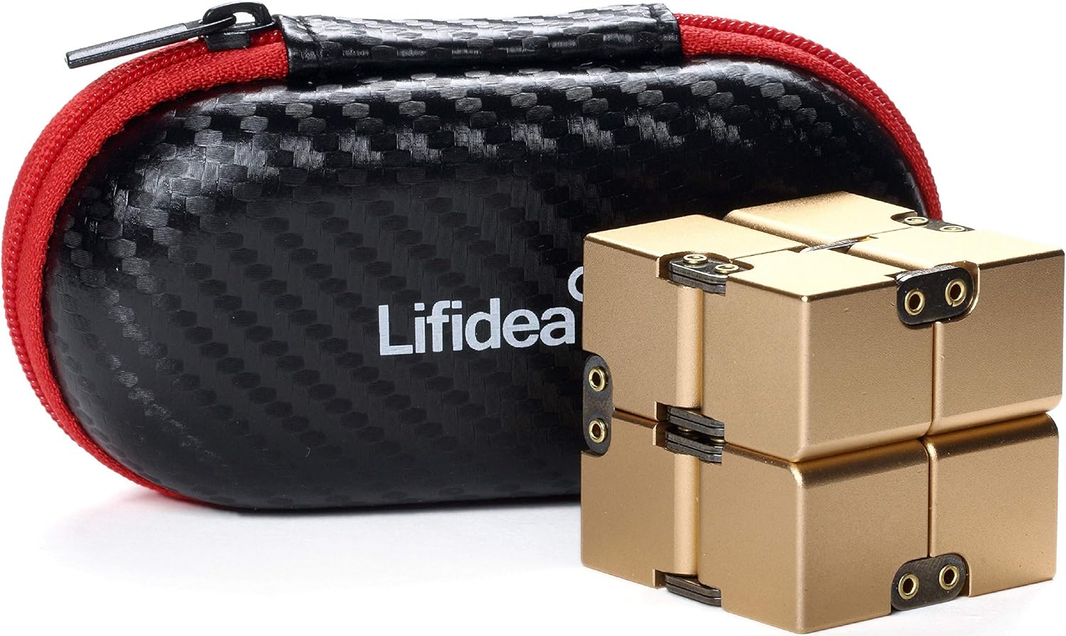 Amazon Com Lifidea Aluminum Alloy Metal Infinity Cube Fidget Cube 6 Colors Handheld Fidget Toy Desk Toy With Cool Case Infinity Magic Cube Relieve Stress Anxiety Adhd Ocd For Kids And Adults Gold