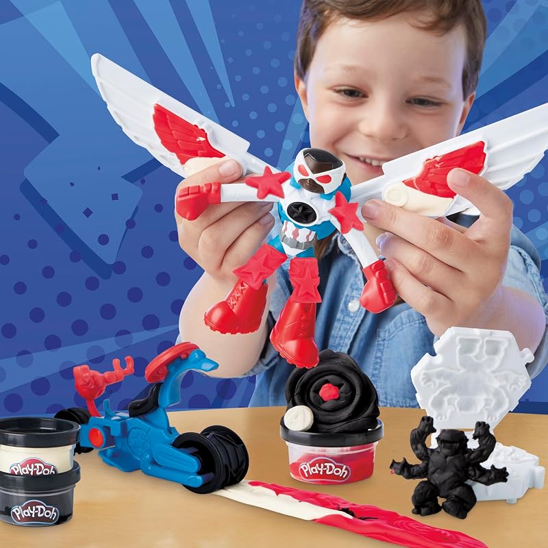 Marvel Captain America Action-Bike Spielset