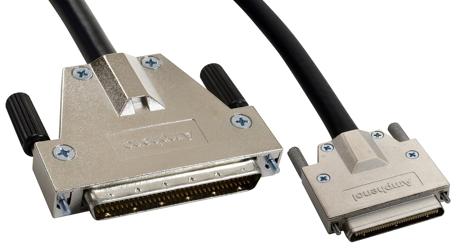 CSVHDCI68H68002 Amphenol SCSI5 Black 6.6, m, 2 HD68, to VHDCI Cable