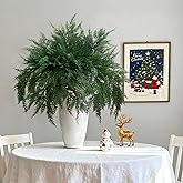 Montekin 4 Pack 36 Inch Christmas Cedar Branches – Artificial Greenery Stems for Xmas Greenery, Holiday Floral Arrangements, DIY Wreaths Garland and Home Decoration