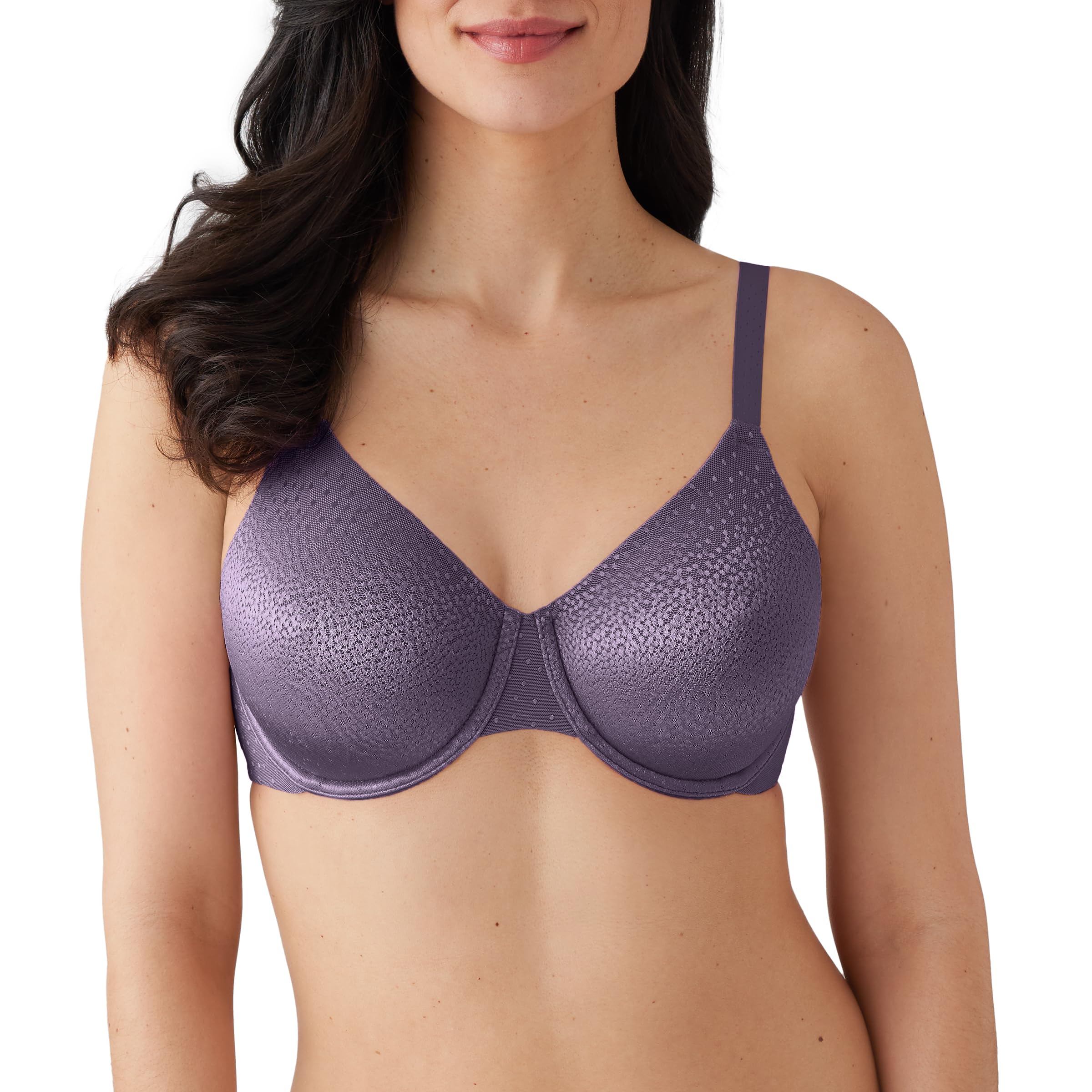 Wacoal Women’s Back Appeal Underwire Bra, Montana Grape, 34D