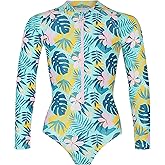 Tame the Sun Long Sleeve Girls' Swimsuit - Rash Guard with Frills, UPF 50+ Zipper Swimwear - Bathing Suit for Ages 3-12