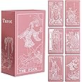 Erbacan Tarot Cards with Guide book-78 Classic Tarrot Card Deck Fortune Telling Game for Beginners or Expert-Learning Tarot Cards (Free Pouch Bag)