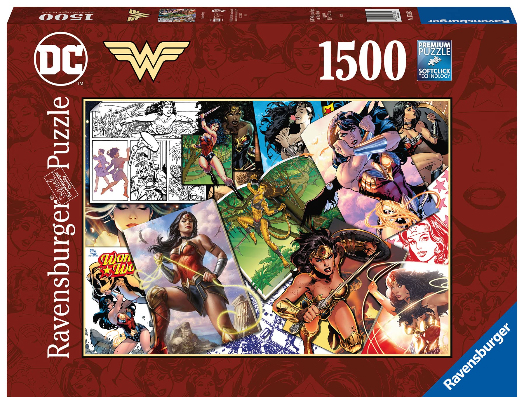 Ravensburger DC Wonder Woman 1500 Piece Jigsaw Puzzles for Adults and Kids Age 12 Years Up
