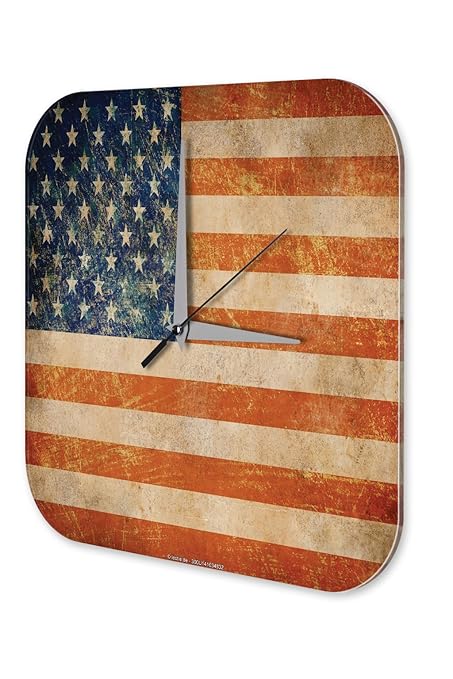 Wall Clock World Trip United States Decorative Plexiglass Amazon