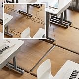 D-Line 1.8m Floor Cable Cover Brown Ribbed Non-Slip Base 17x9mm Cavity view 5