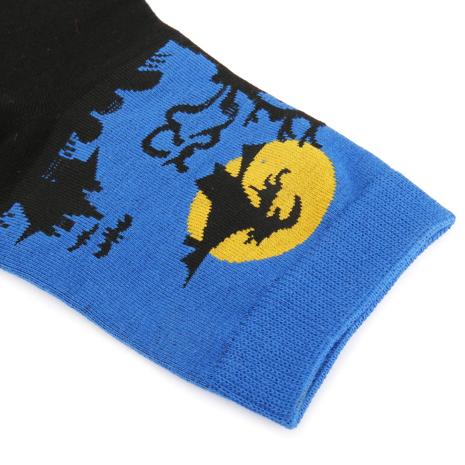 Happypop Women Ladies Girl Funny Halloween Socks Cartoon Animal Novelty Cute Socks Dog Cat Cotton Causal Crew Socks