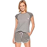 U.S. Polo Assn. Women's Summer Pajama Set, Tee, Shorts Valentines Gifts for Her