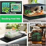 VIVOSUN 10"x20" Waterproof Seedling Heat Mat 2-Pack for Germination view 6