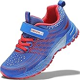 UBFEN Kids Sneakers Boys Girls Tennis Shoes for Running Athletic Walking Gym Sports Lightweight Breathable