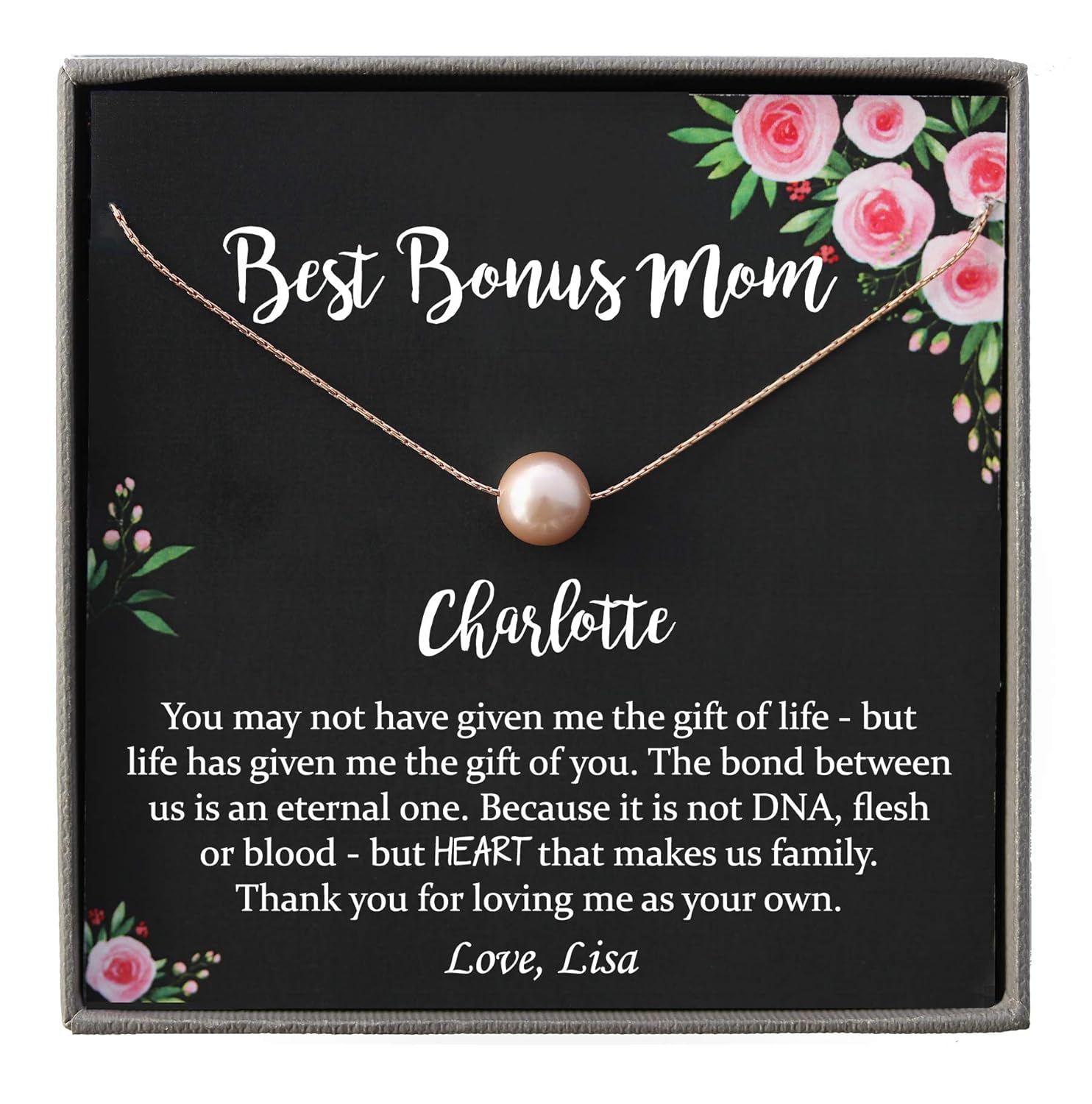 Bonus Mom Gifts, Stepmom Necklace 