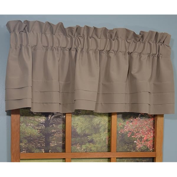Amazon Com Curtain Chic Supple Microfiber Cumberbund Valance
