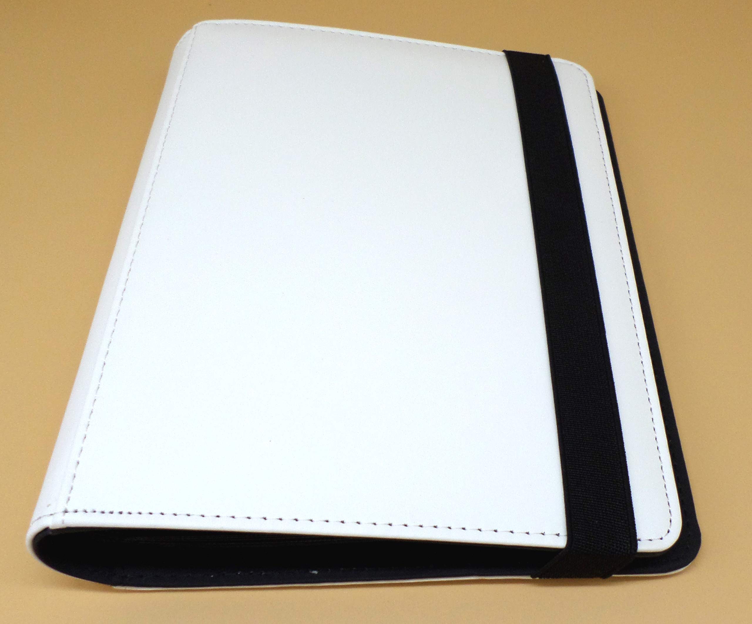 docsmagic.de Pro-Player Premium 4/8-Pocket Album White - 160 Card Binder - MTG - PKM - YGO