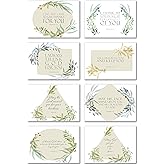 Thank You Inspirational Bible Verse Note Cards with Envelopes - Pack of 48
